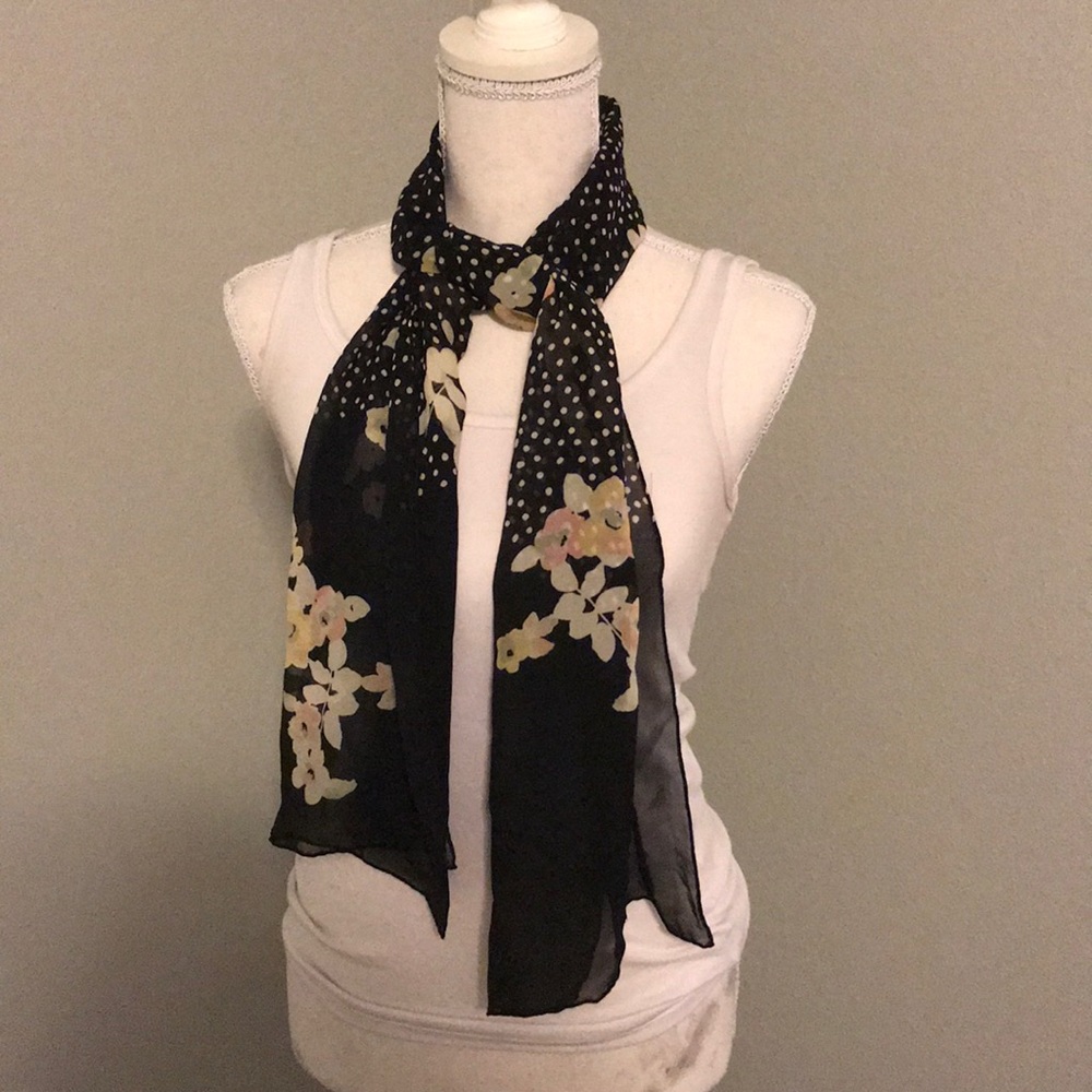 Floral scarf